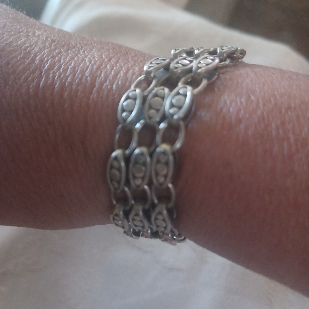 John Hardy Dot 3 Strand Link Bracelet, Sterling Silver - Picture 14 of 15